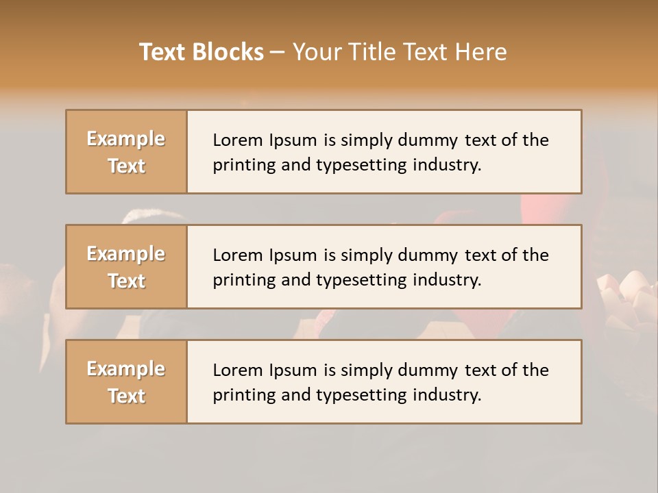 Detail Relaxing Dad PowerPoint Template