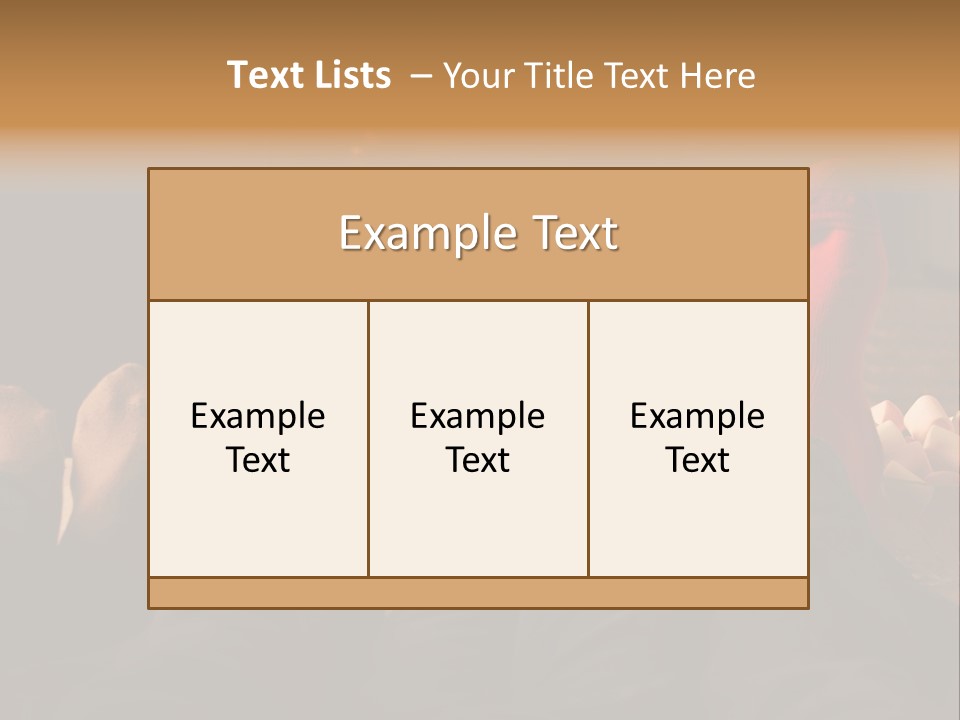 Detail Relaxing Dad PowerPoint Template