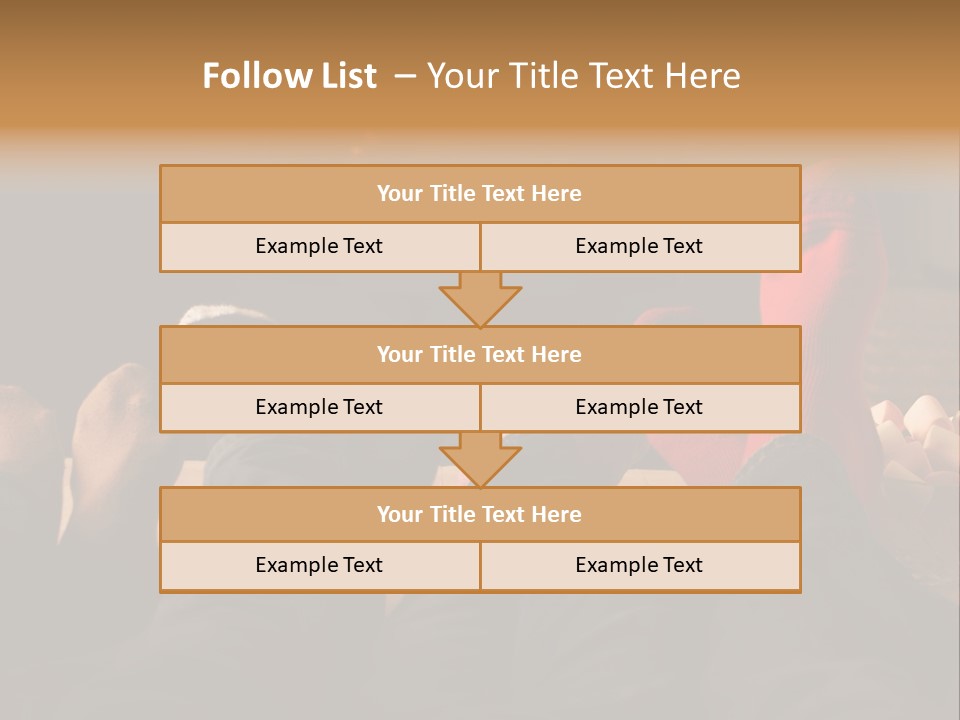 Detail Relaxing Dad PowerPoint Template