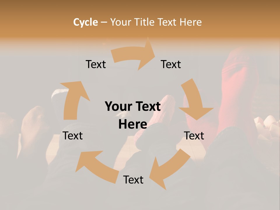Detail Relaxing Dad PowerPoint Template