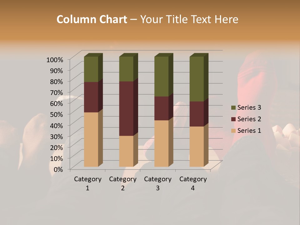 Detail Relaxing Dad PowerPoint Template