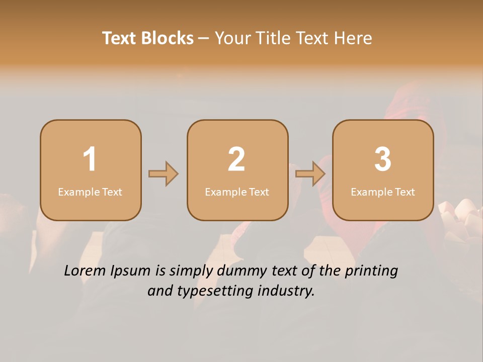 Detail Relaxing Dad PowerPoint Template
