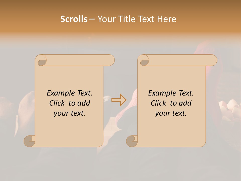Detail Relaxing Dad PowerPoint Template