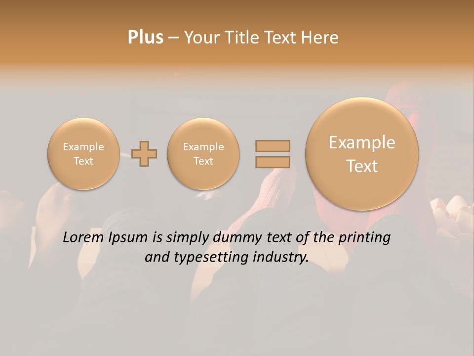 Detail Relaxing Dad PowerPoint Template