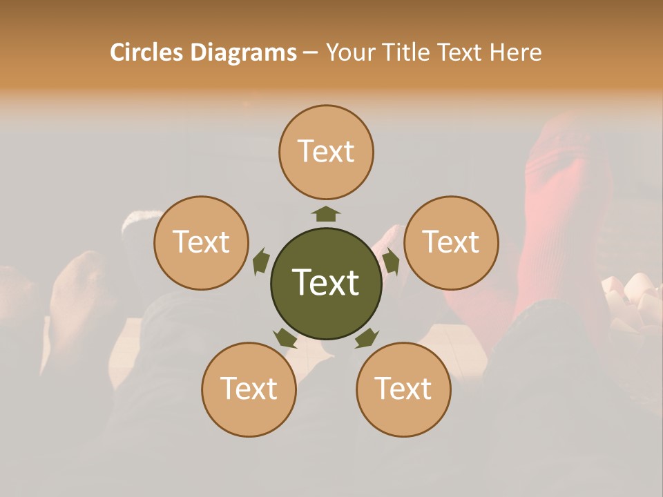 Detail Relaxing Dad PowerPoint Template