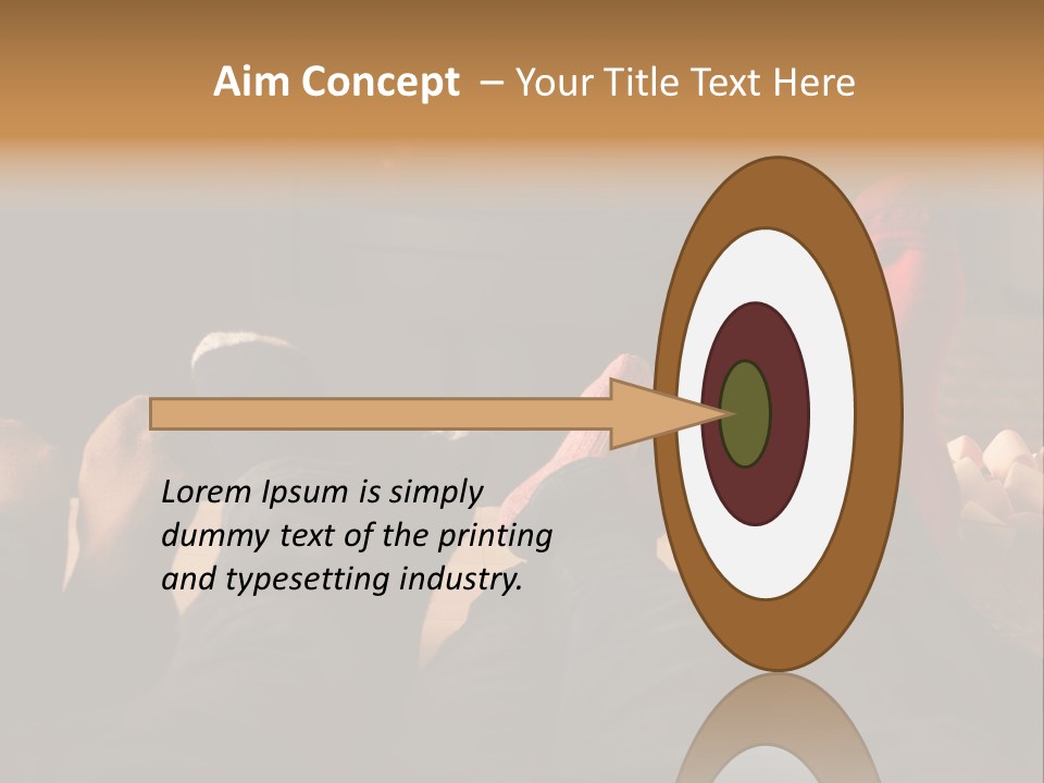 Detail Relaxing Dad PowerPoint Template