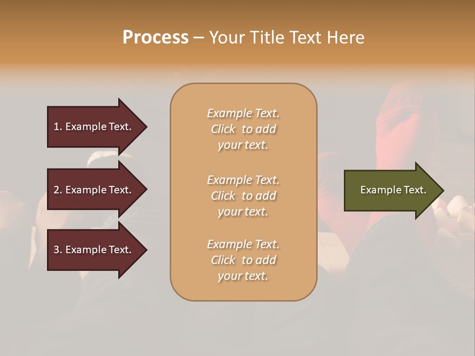 Detail Relaxing Dad PowerPoint Template