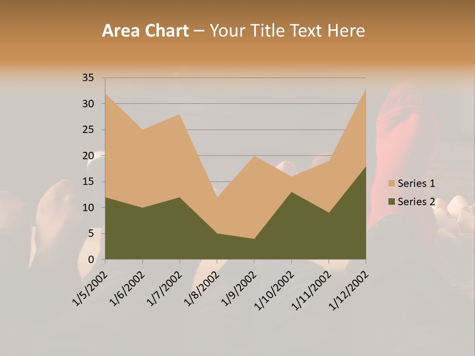 Detail Relaxing Dad PowerPoint Template