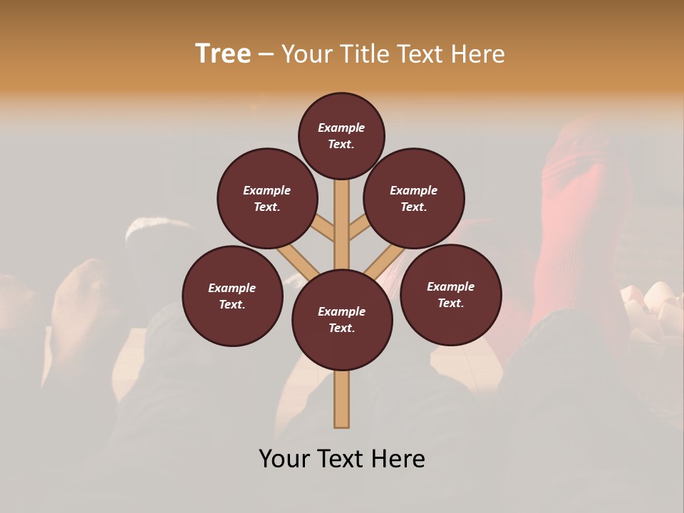 Detail Relaxing Dad PowerPoint Template