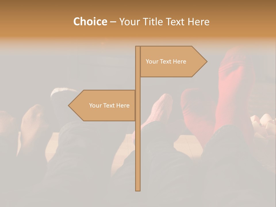 Detail Relaxing Dad PowerPoint Template