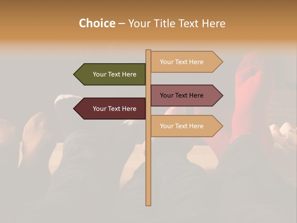 Detail Relaxing Dad PowerPoint Template