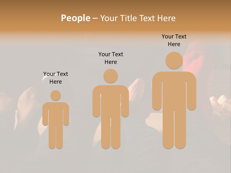 Detail Relaxing Dad PowerPoint Template