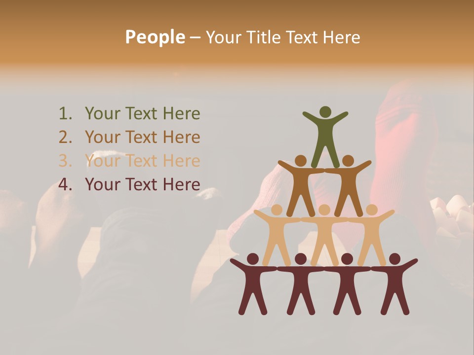 Detail Relaxing Dad PowerPoint Template