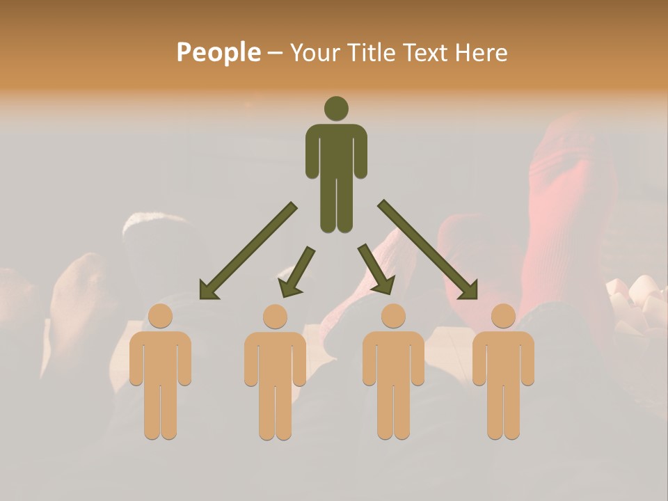 Detail Relaxing Dad PowerPoint Template