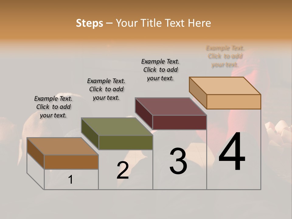 Detail Relaxing Dad PowerPoint Template
