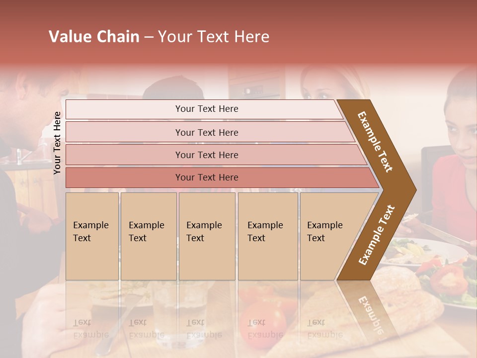 Teen Father Lunch PowerPoint Template