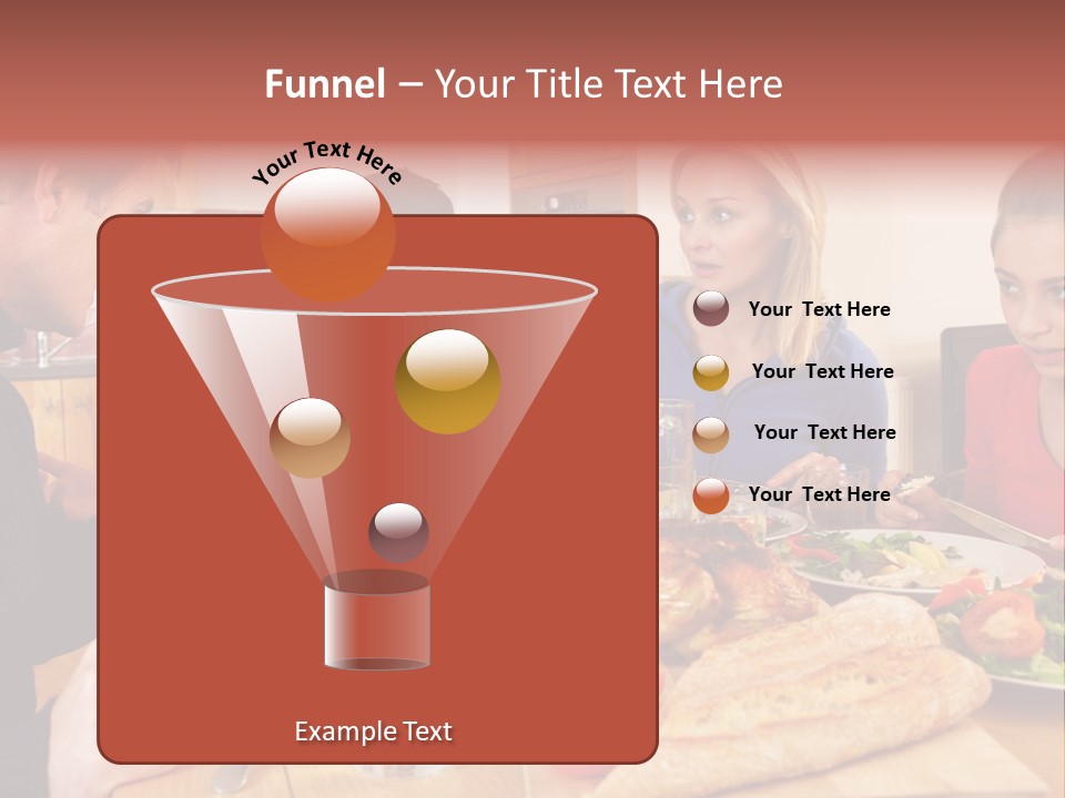 Teen Father Lunch PowerPoint Template