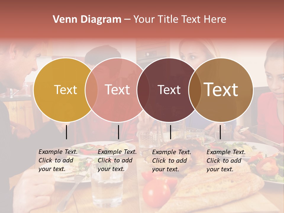 Teen Father Lunch PowerPoint Template