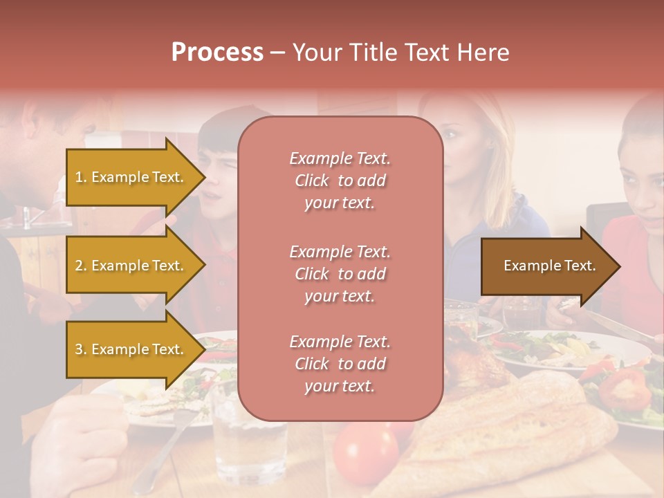 Teen Father Lunch PowerPoint Template