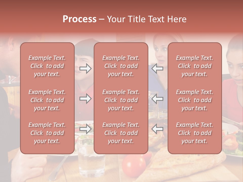 Teen Father Lunch PowerPoint Template