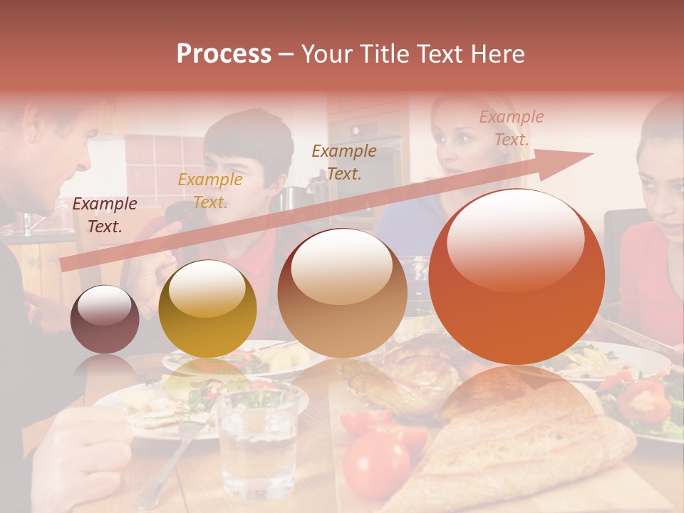 Teen Father Lunch PowerPoint Template