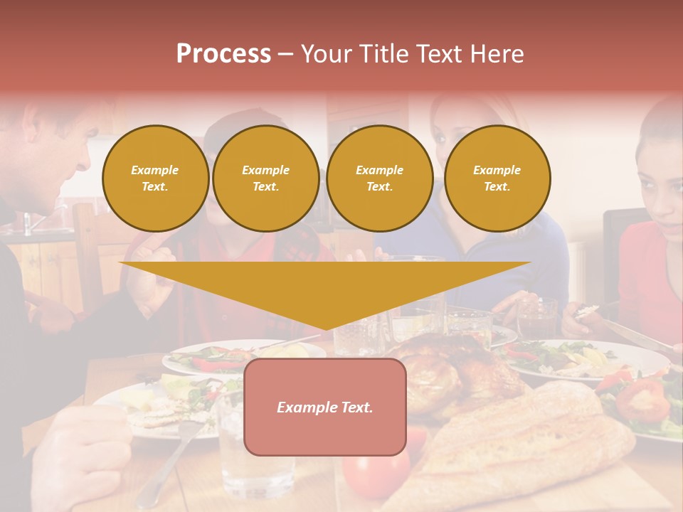 Teen Father Lunch PowerPoint Template