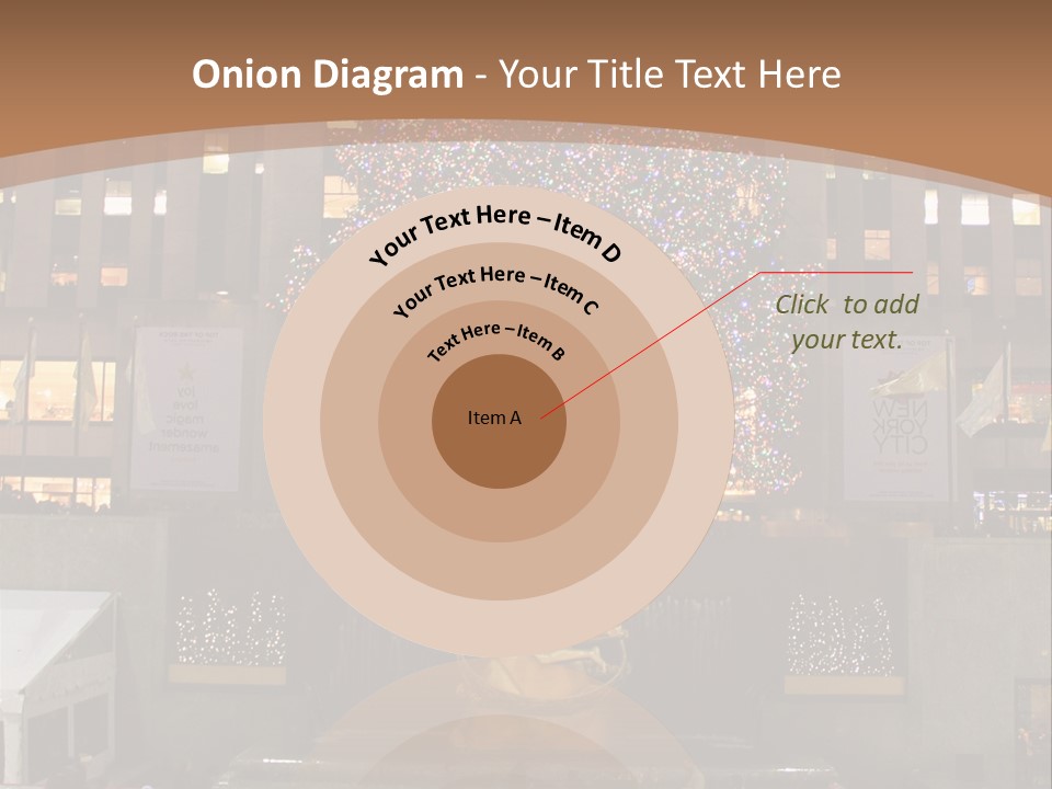 Nyc People Rockefeller Center PowerPoint Template