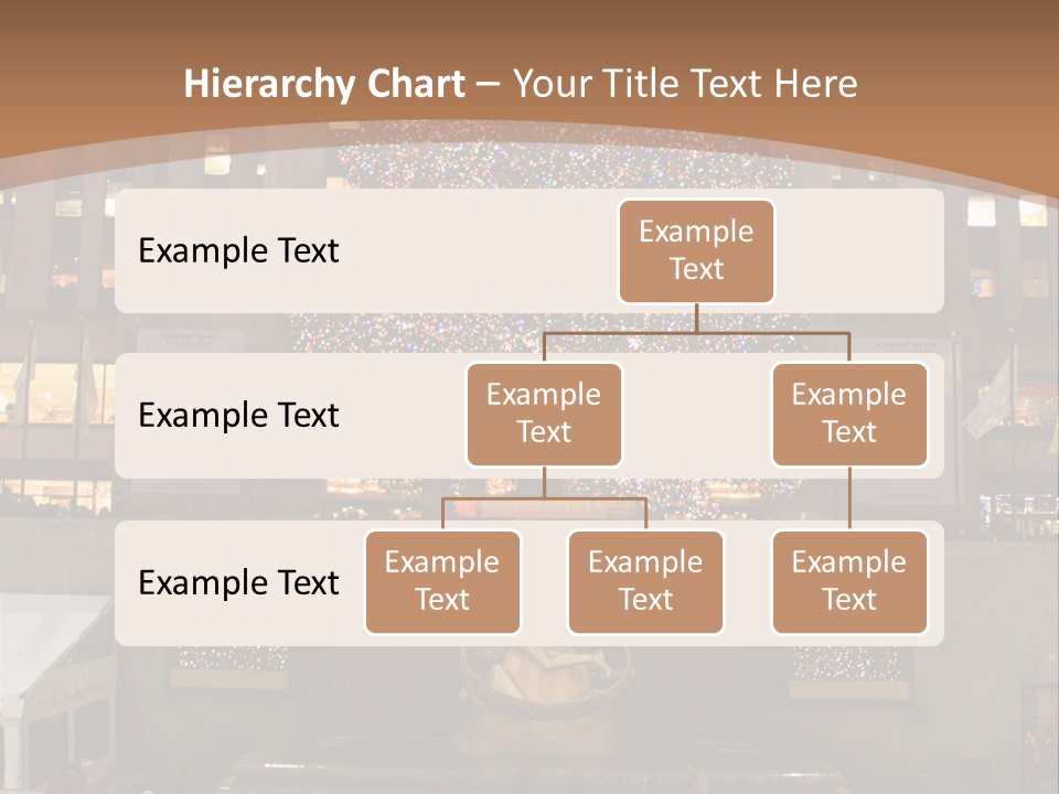 Nyc People Rockefeller Center PowerPoint Template