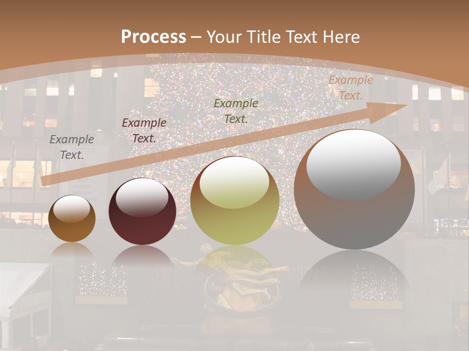 Nyc People Rockefeller Center PowerPoint Template