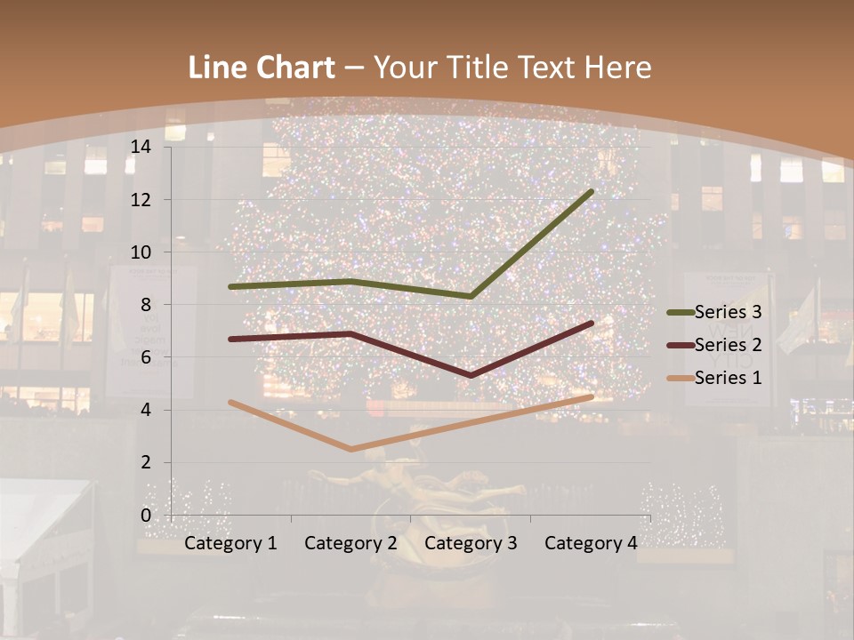 Nyc People Rockefeller Center PowerPoint Template