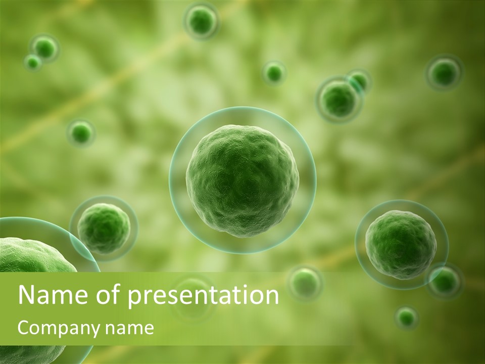 Viral Molecules Epidemic PowerPoint Template