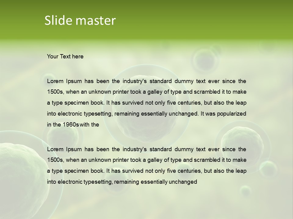 Viral Molecules Epidemic PowerPoint Template