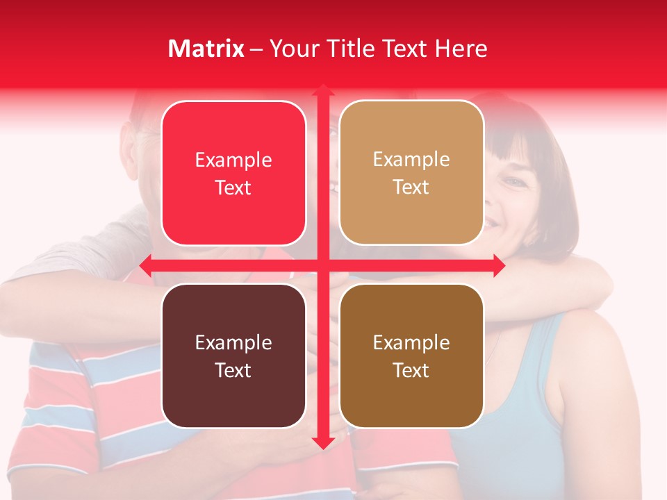 Isolated Teenager White PowerPoint Template