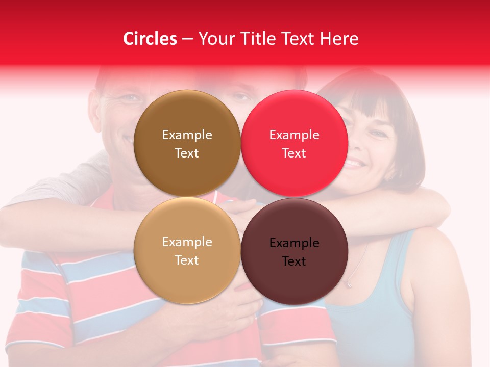 Isolated Teenager White PowerPoint Template