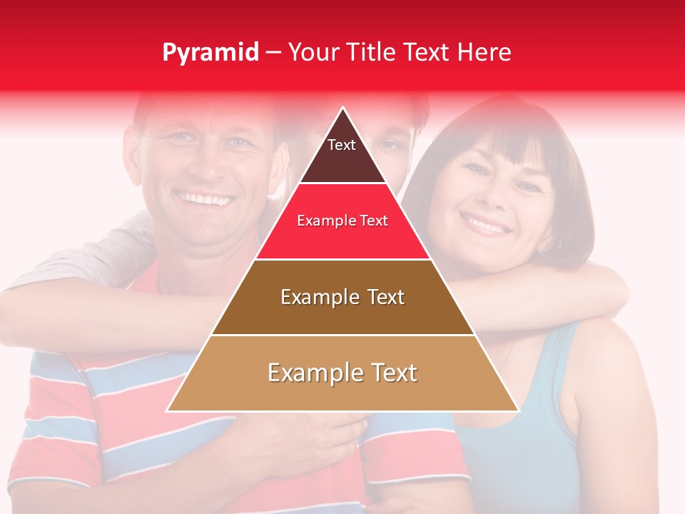 Isolated Teenager White PowerPoint Template