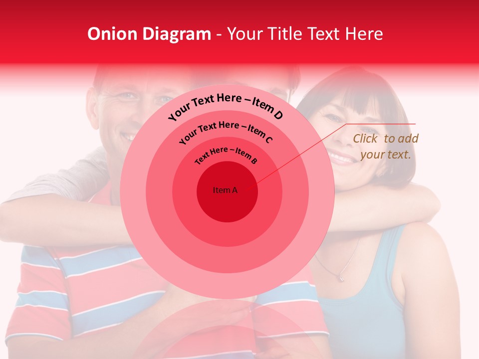 Isolated Teenager White PowerPoint Template