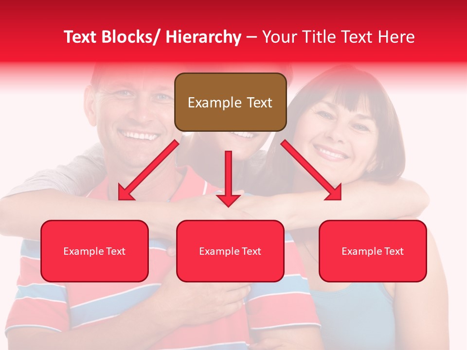 Isolated Teenager White PowerPoint Template