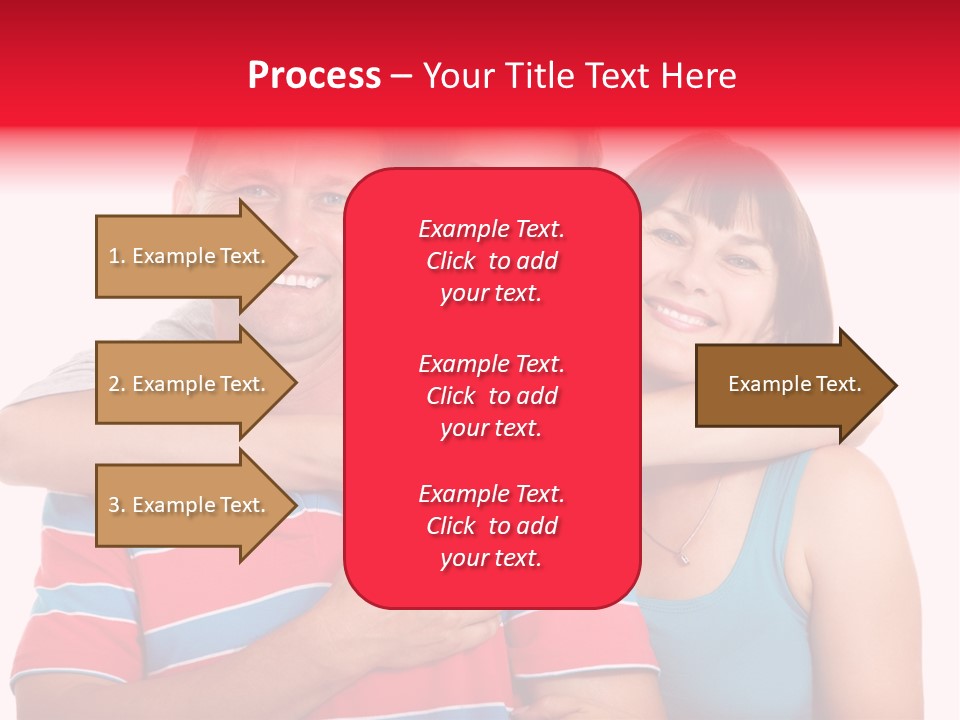 Isolated Teenager White PowerPoint Template