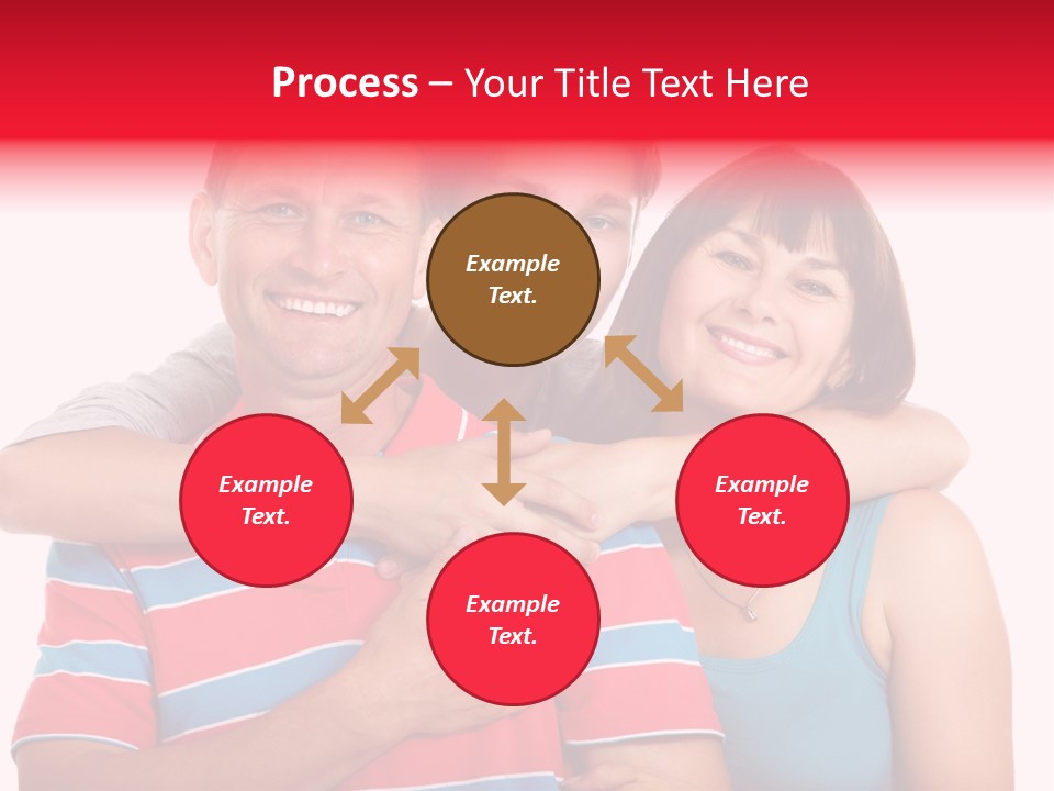 Isolated Teenager White PowerPoint Template