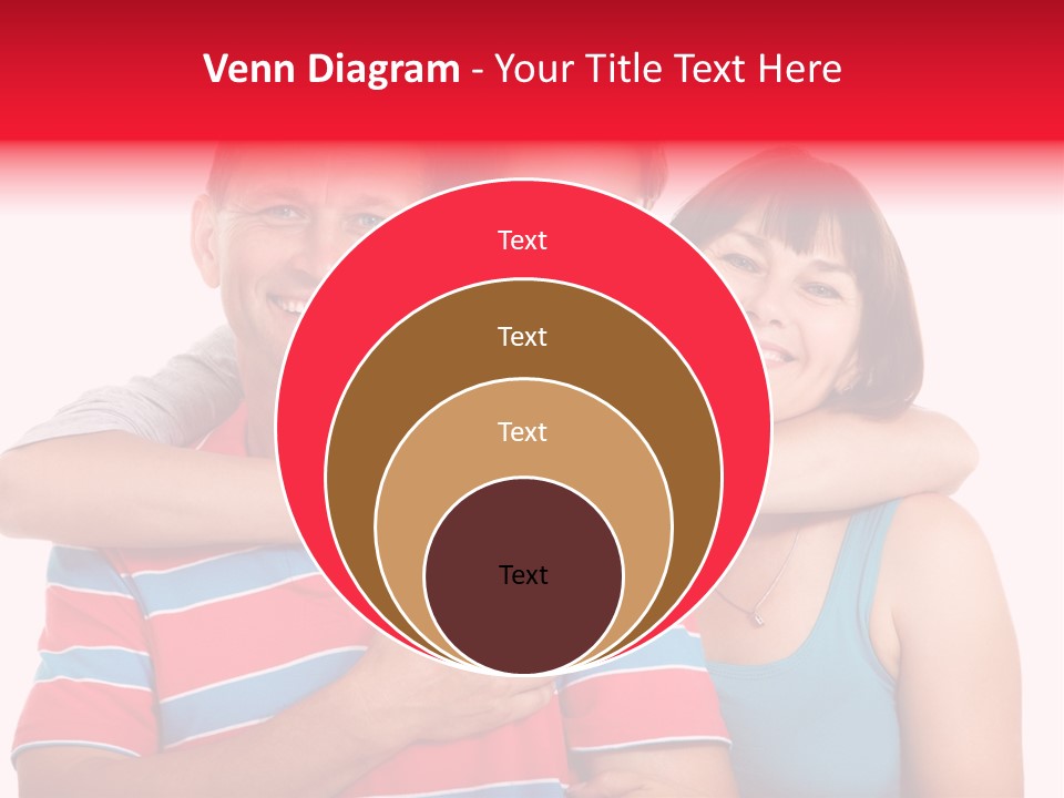 Isolated Teenager White PowerPoint Template