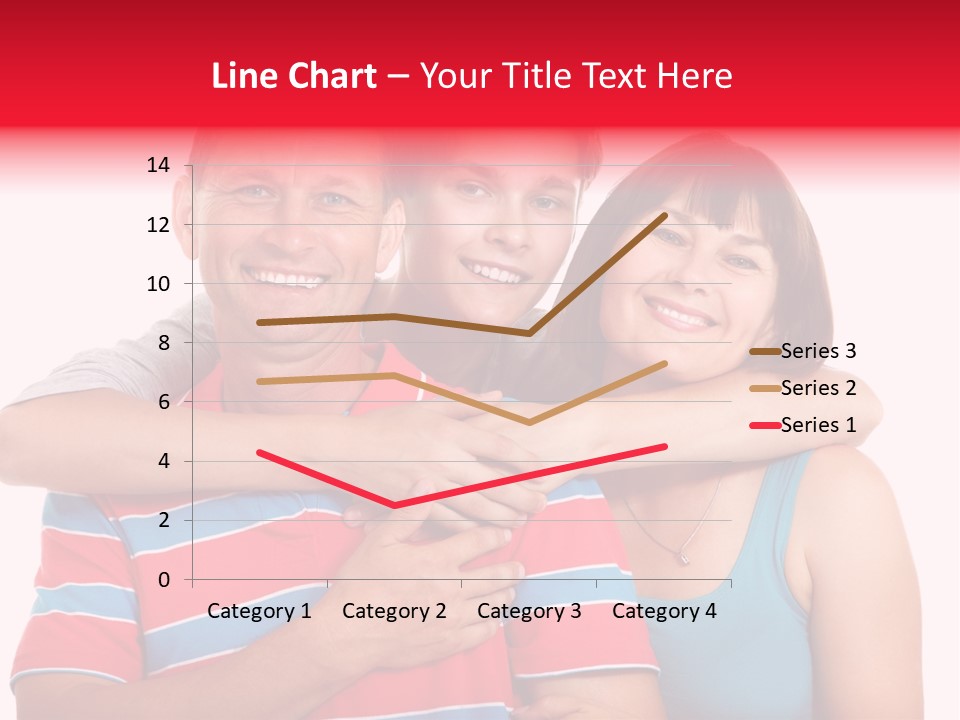 Isolated Teenager White PowerPoint Template