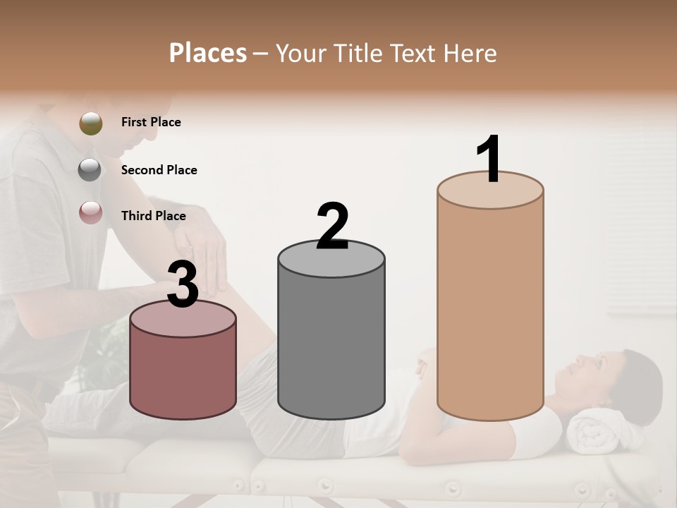 Male Exercising Osteopath PowerPoint Template