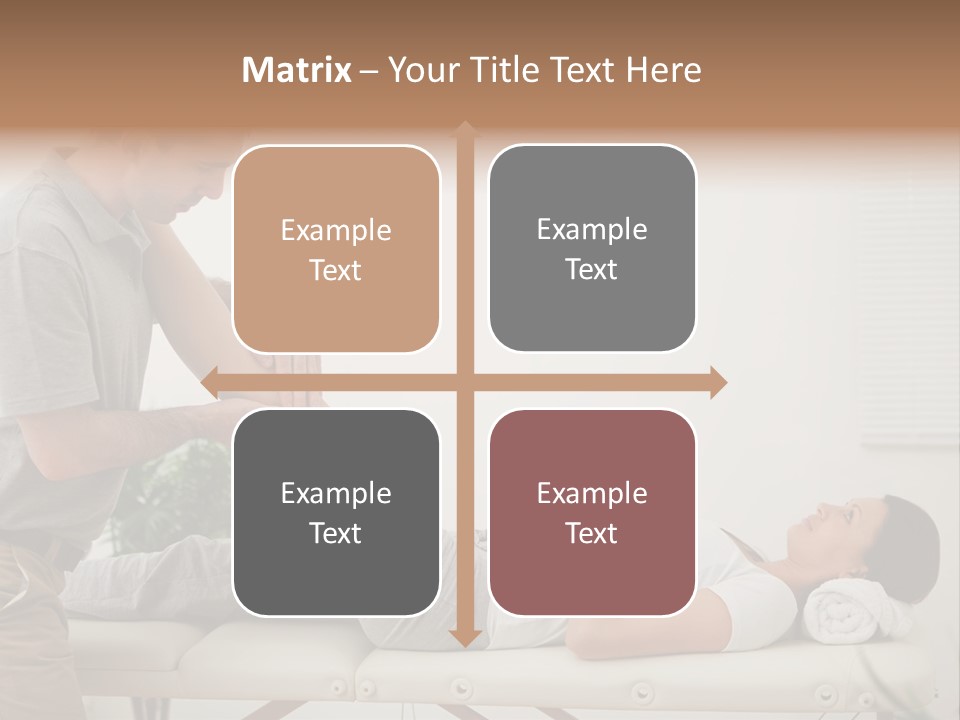Male Exercising Osteopath PowerPoint Template