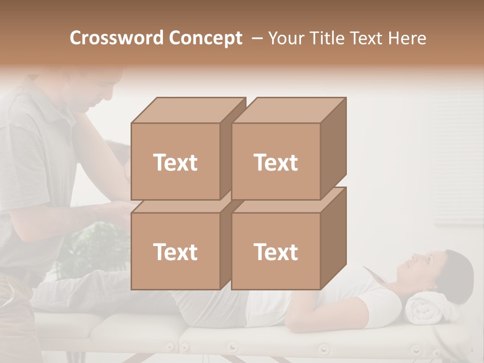Male Exercising Osteopath PowerPoint Template