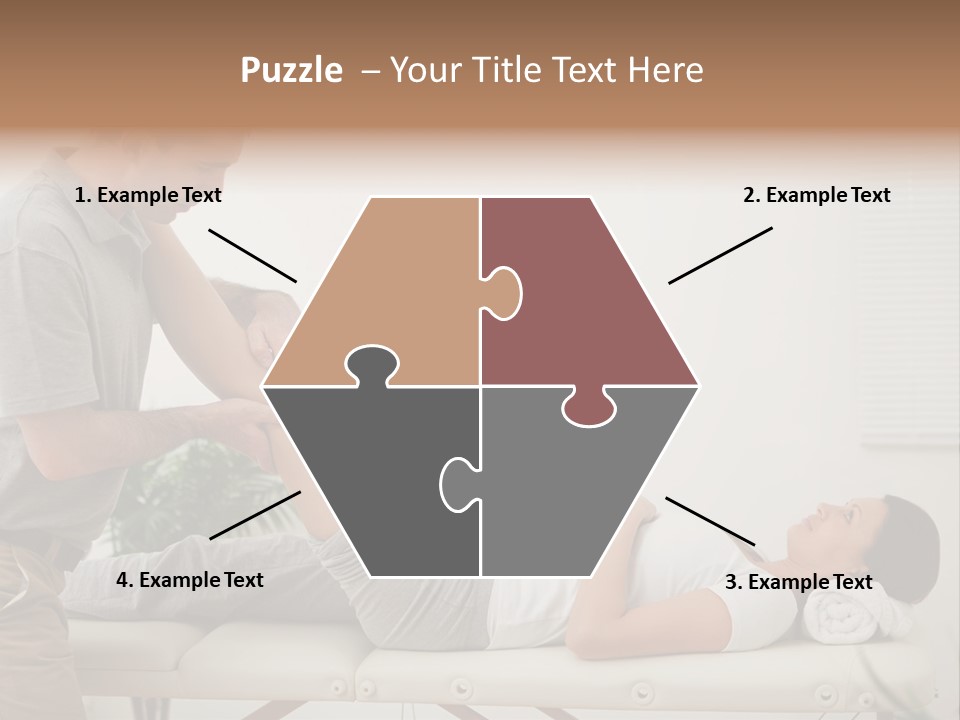 Male Exercising Osteopath PowerPoint Template