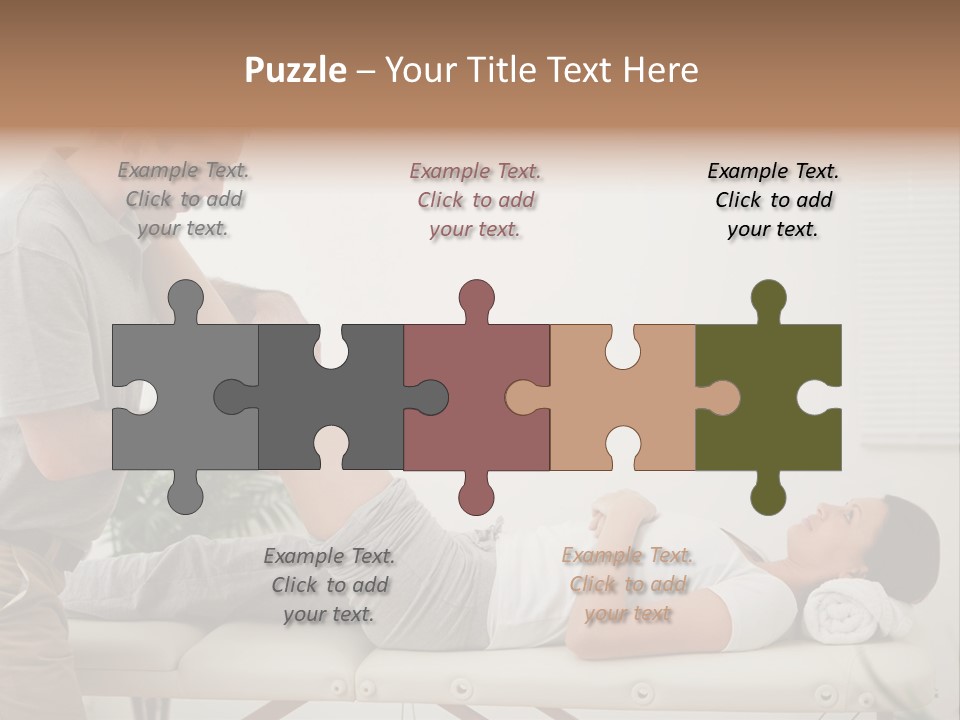 Male Exercising Osteopath PowerPoint Template