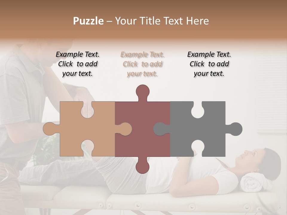 Male Exercising Osteopath PowerPoint Template