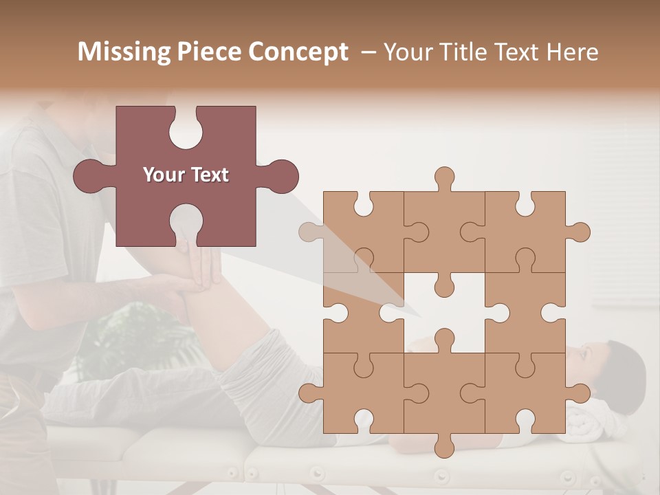 Male Exercising Osteopath PowerPoint Template