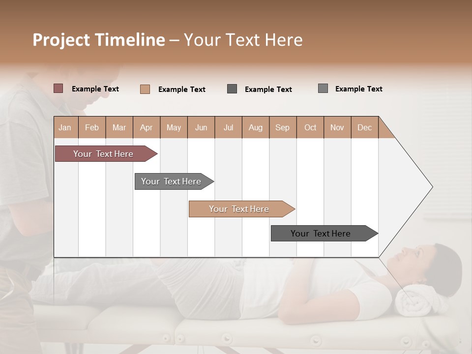 Male Exercising Osteopath PowerPoint Template