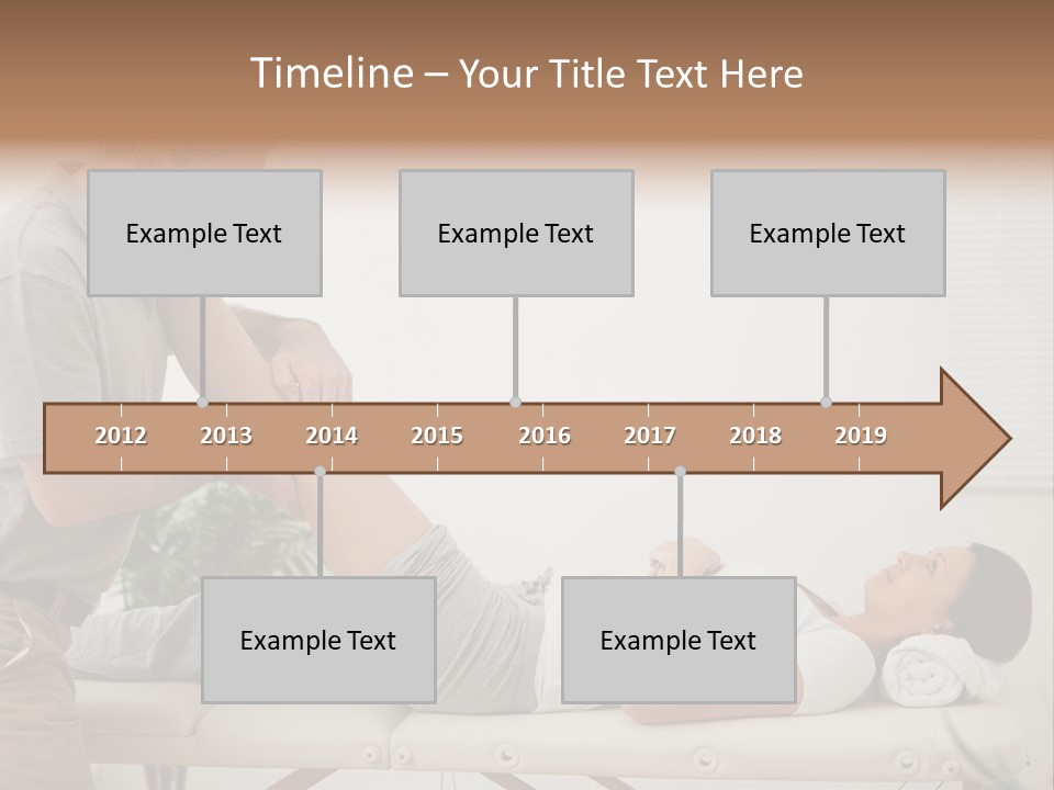 Male Exercising Osteopath PowerPoint Template